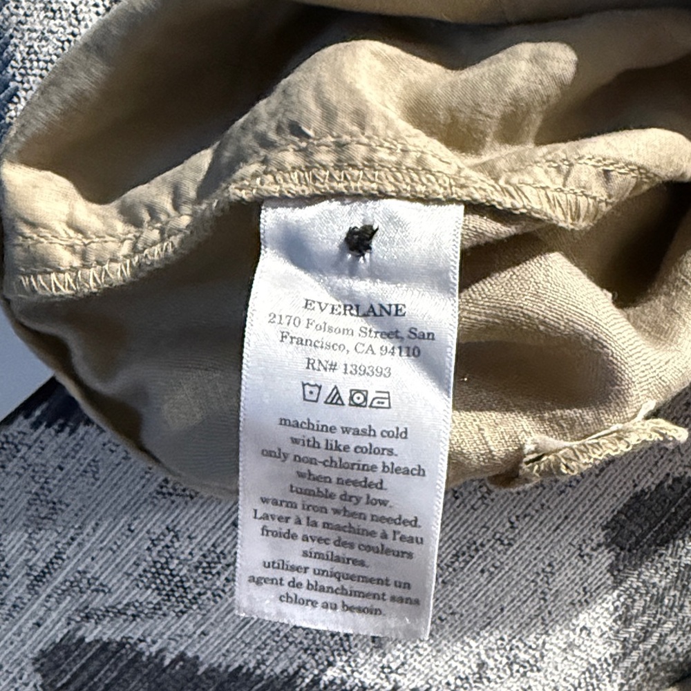 Everlane Beige Wide-Leg Pants - Picture 4 of 9